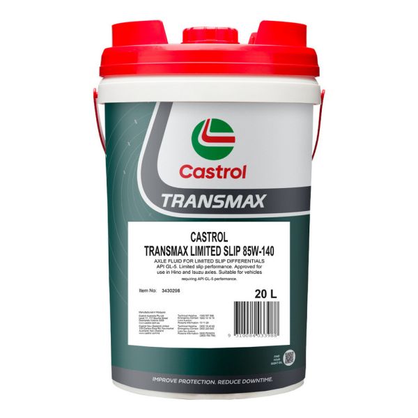 Castrol Transmax Limited Slip 85W-140 20L 3430298 | Automotive
