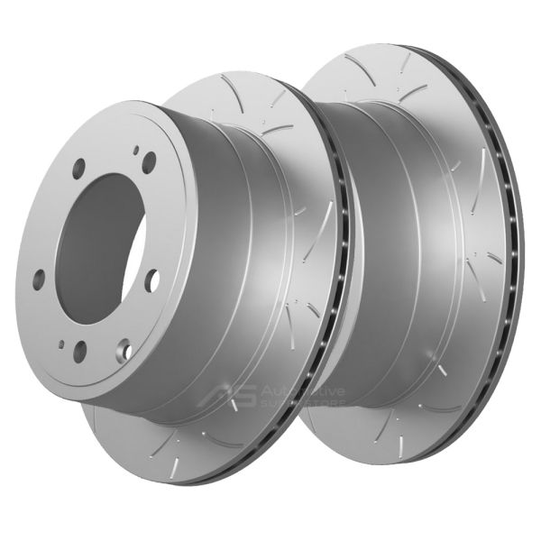 Protex FDR794HNS5 Pair 4WD NS5 Slotted Brake Disc Rotor | Automotive ...