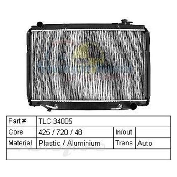 Tlc Radiator Motorkool Radiator - TLC-34005 | Automotive Superstore | Shop Online