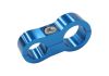 Aeroflow Stepped Billet Dual Hose Separator Blue