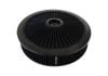 Aeroflow Black Full Flow Air Filter Assembly 14in x 3in 7-5/16in Neck Black