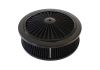 Aeroflow Black Full Flow Air Filter Assembly 9in x 2-3/4in 5-1/8in Neck Black