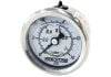 Aeroflow 1-1/2in Liquid Filled 15 psi Pressure Gauge White Face Black Pointer