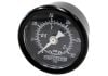 Aeroflow 1-1/2in 30 psi Pressure Gauge Black Face White Pointer 1/8in NPT Male Thread