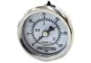 Aeroflow 1-1/2in 30 psi Pressure Gauge White Face Black Pointer 1/8in NPT Male Thread