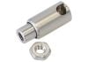 Aeroflow Quick Release Ball Joint 10-32 UNF Female with 10-32 UNF Stud Stainless