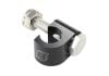 Aeroflow Billet Aluminium Clip Style Cable Mount Half Clamp Black