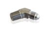Aeroflow Stainless 45 NPT Male to AN Fitting 1/8in NPT to Male -3AN