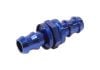 Aeroflow Male to Male Barb Push Lock Adapter 8mm 5/16in Blue