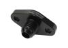 Aeroflow Turbo Drain Adapter -10AN ORB outlet 51mm bolt centre Black