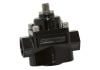 Aeroflow Billet 2-Port Fuel Pressure Regulator with -8 ORB Ports Black 1-4 psi 
