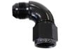 Aeroflow 90 Full Flow Female/Male Flare Swivel -10AN Black