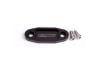 Aeroflow Billet Fuel Pump Block-Off Plate Black 