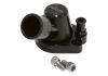 Aeroflow Billet Thermostat Housing Black 