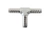 Aeroflow Aluminium Barb T-Piece Silver 3/16in 5mm