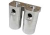 Aeroflow Billet Universal Dual Air / Oil Separator Polished Finish AF64-4364