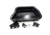 Aeroflow 2.33in Deep Fabricated Transmission Pan including Filter Extension Black 