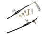 Aeroflow Kickdown Cable With Black Stainless Cover & Black Ends