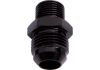 Aeroflow Water Inlet/Outlet Male -8AN to M14 x 1.5mm Fitting Black 
