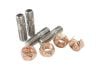 Aeroflow Turbo Stud & Nut KitM10 x 1.5 4 Studs & Nuts