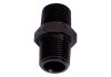 Aeroflow NPT Male Coupler 1/4in Black
