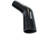 Aeroflow 45 Silicone Hose Reducer 2-3/4in to 2-1/2in 70-63mm ID Gloss black 5-1/2in 140mm