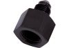 Aeroflow AN Flare Reducer Female/Male -6AN to -4AN Black