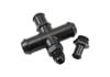 Aeroflow Heater Hose X-Piece fits Ford Falcon BA BF FG XR6 with Barra Engine AF64-4044BLK