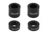 Aeroflow Billet Aluminium Bolt Spacers Black M6 (1/4") 4-Pack AF64-4375BLK