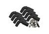 Aeroflow Xpro Silicone 90 GM LS Coil Boots & Terminals Black 8pk AF4030-3303-8