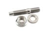 Aeroflow M8 x 1.25mm Titanium Stud Locking Nut and Washer Kit Sold as One Stud One Flat Washer and One 12-Point Locking Nut AF55-2010