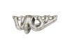 Aeroflow Nissan RB20 RB25 & RB26 V-Band Turbo Stainless Manifold fits High Mount GT30-GT35 Turbo with 50mm External Wastegate Flange AF8407-4000