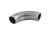 Aeroflow 1-5/8" 41mm Steam Pipe Tube 90 Degree Bend 2.5D Radius 1/8" Wall Thickness Carbon Steel Material AF8533-1875