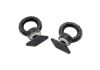 Front Runner Black Tie Down Rings/Eye Bolts for Tracks RRAC221