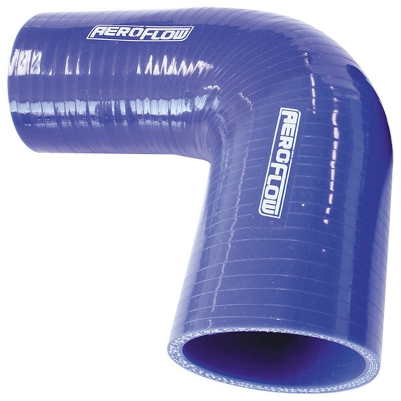 Aeroflow 90 Silicone Hose Reducer 4in 3-1/2in 102-90mm ID Gloss Blue. 5 ...