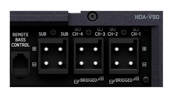 Power and Speaker Connectors