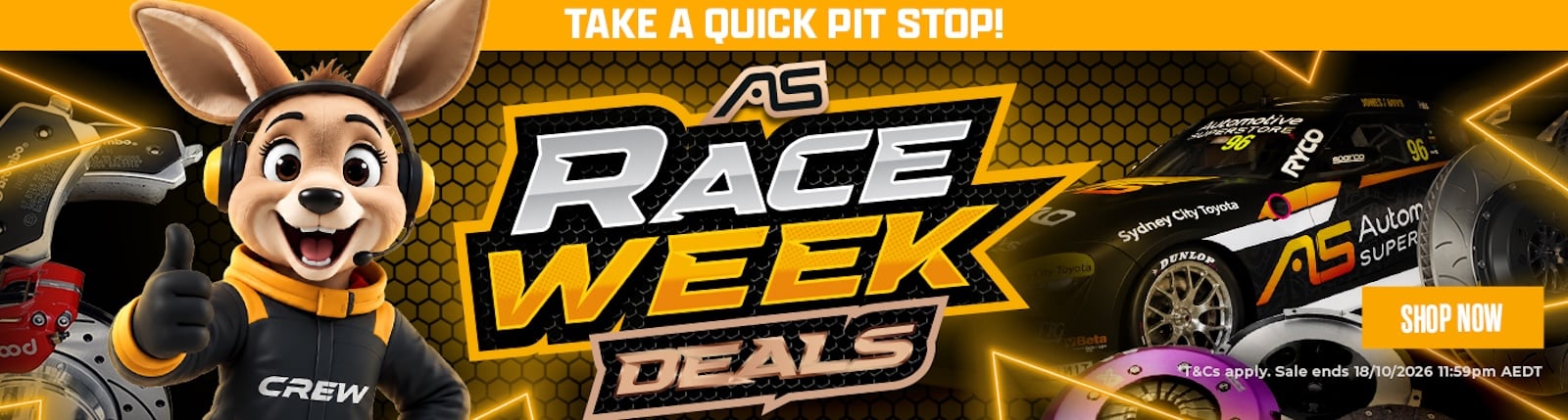 Race Week Deals